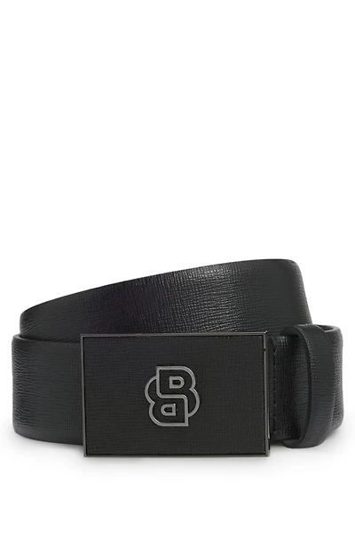 Reversible Italian-leather belt with Double B monogram buckle