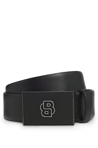 Reversible Italian-leather belt with Double B monogram buckle