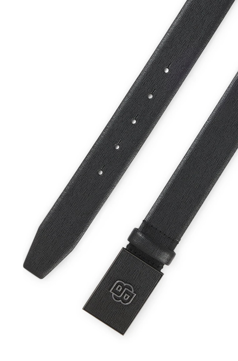 Reversible Italian-leather belt with Double B monogram buckle