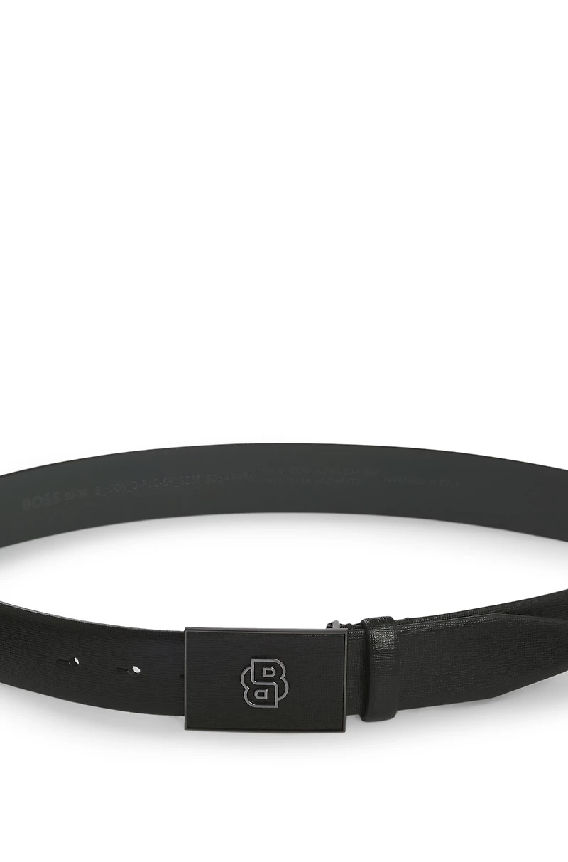 Reversible Italian-leather belt with Double B monogram buckle
