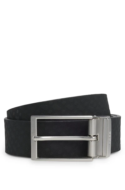 Reversible belt Italian leather