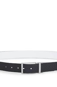 Reversible belt Italian leather