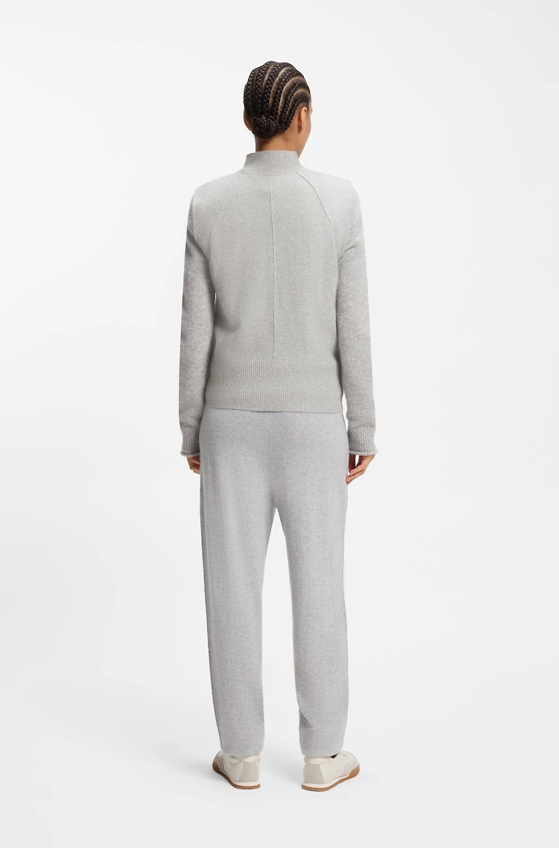 Sleeveless knitted top cashmere