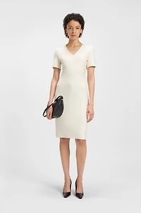 Pointed-toe pumps polished leather