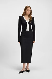 Slingback ballerina pumps leather