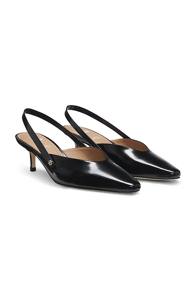 Slingback leather pumps with GAIT-TECH® comfort insole