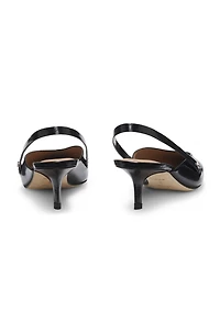 Slingback leather pumps with GAIT-TECH® comfort insole