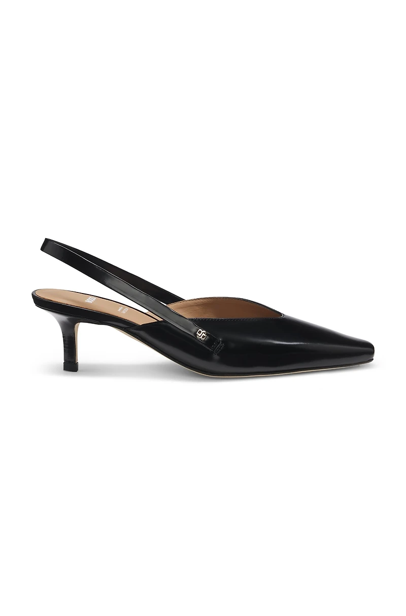 Slingback leather pumps with GAIT-TECH® comfort insole