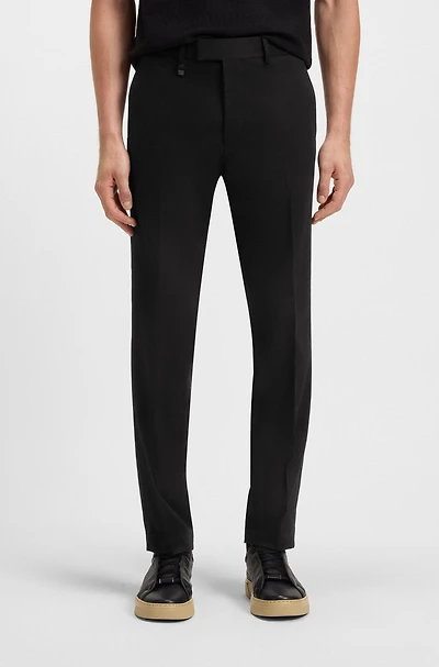 BOSS x ASTON MARTIN chinos cotton, cashmere and stretch