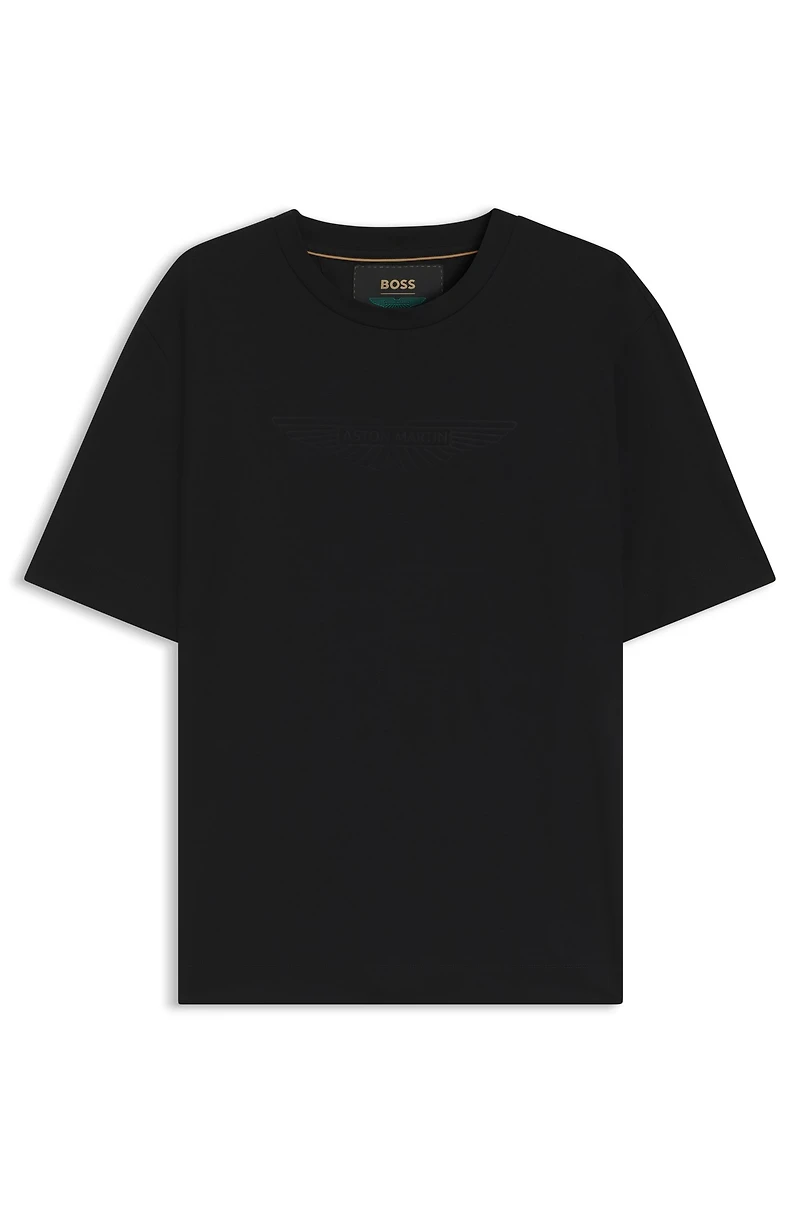 BOSS x ASTON MARTIN T-shirt with embossed logo
