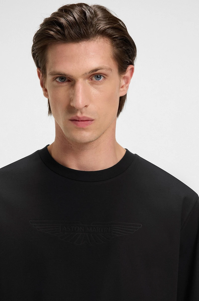 BOSS x ASTON MARTIN T-shirt with embossed logo