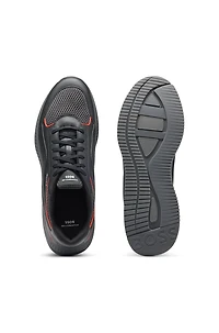 Porsche x BOSS trainers with leather and mesh