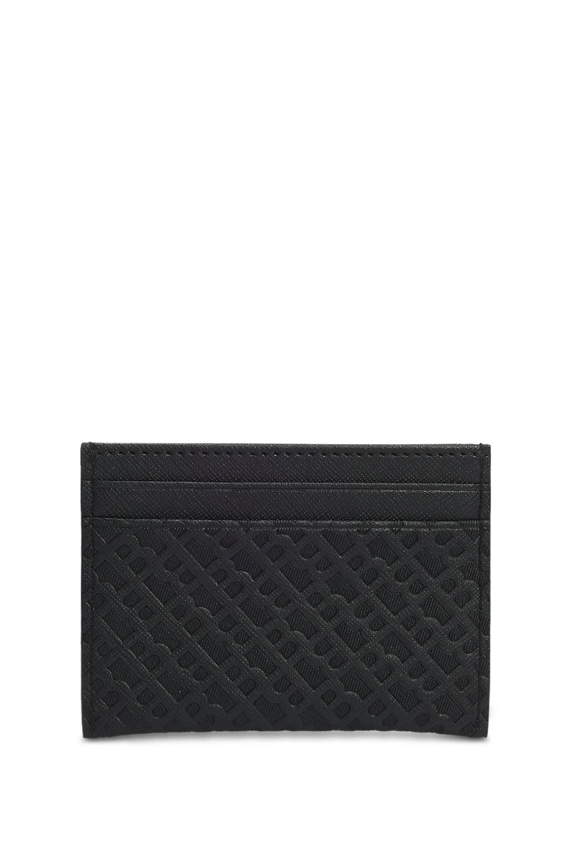 Card holder with monogram structure