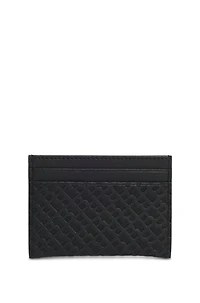 Card holder with monogram structure