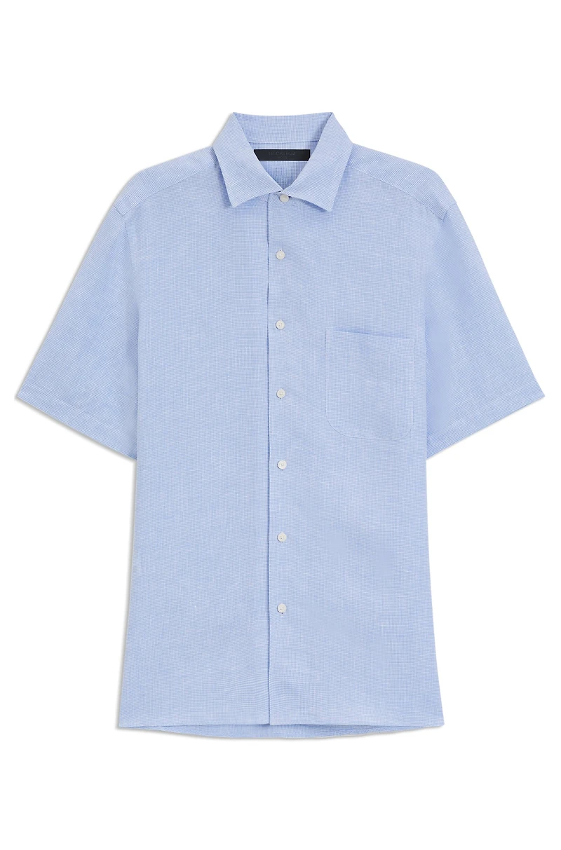 BECKHAM x BOSS regular-fit shirt 100% linen