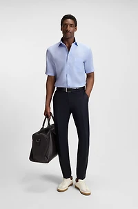 BECKHAM x BOSS regular-fit shirt 100% linen