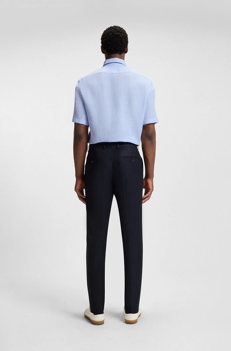 BECKHAM x BOSS regular-fit shirt 100% linen