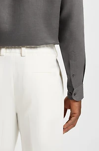 BECKHAM x BOSS regular-fit-shirt linen