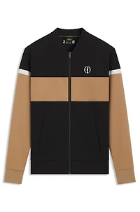 The Open jersey jacket with color-blocking