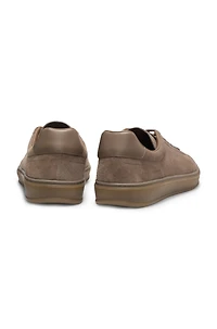 BECKHAM x BOSS low-top trainers suede