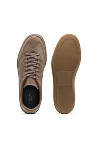 BECKHAM x BOSS low-top trainers suede