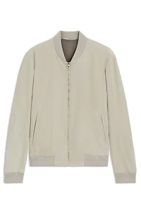 BECKHAM x BOSS bomber jacket suede