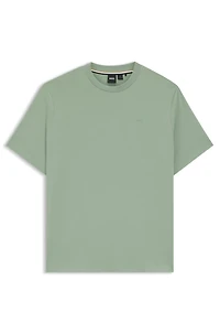 Cotton-jersey T-shirt with logo detail