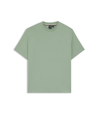 Cotton-jersey T-shirt with logo detail