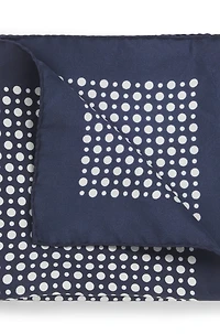 BECKHAM x BOSS printed silk pocket square