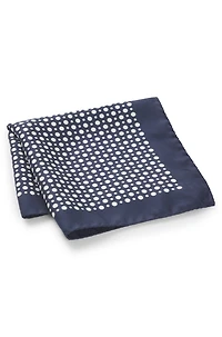 BECKHAM x BOSS printed silk pocket square
