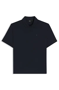 Cotton polo shirt with Double B monogram
