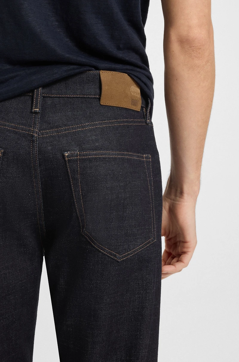 BECKHAM x BOSS regular-fit jeans dark-blue denim