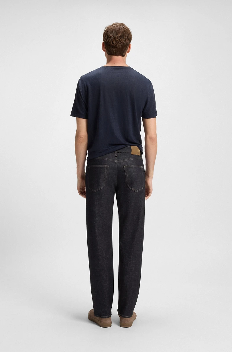 BECKHAM x BOSS regular-fit jeans dark-blue denim