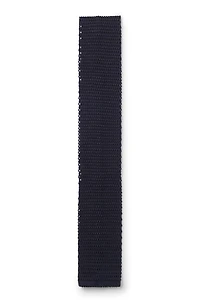 BECKHAM x BOSS knit tie in silk