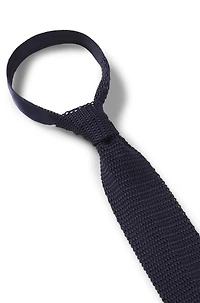 BECKHAM x BOSS knit tie in silk