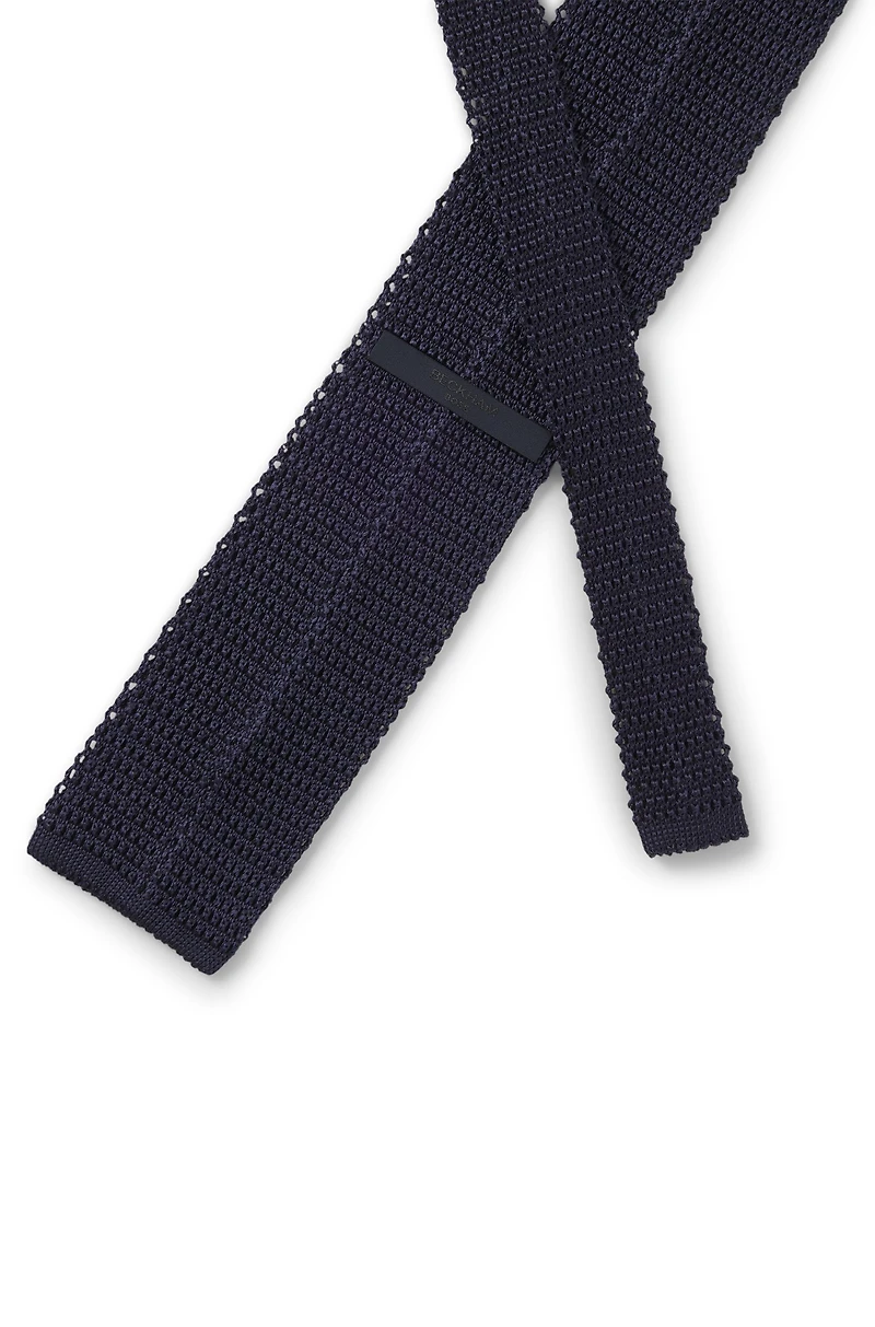 BECKHAM x BOSS knit tie in silk
