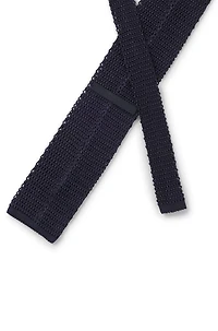 BECKHAM x BOSS knit tie in silk