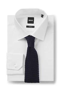 BECKHAM x BOSS knit tie in silk