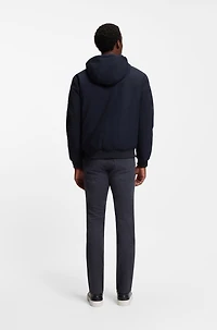 Performance-flannel jacket with down filling