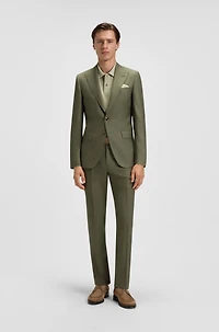 Cotton-silk polo shirt a regular fit