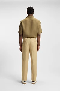 BECKHAM x BOSS relaxed-fit shirt linen