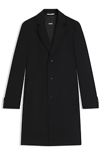 Wool-cashmere coat a slim fit