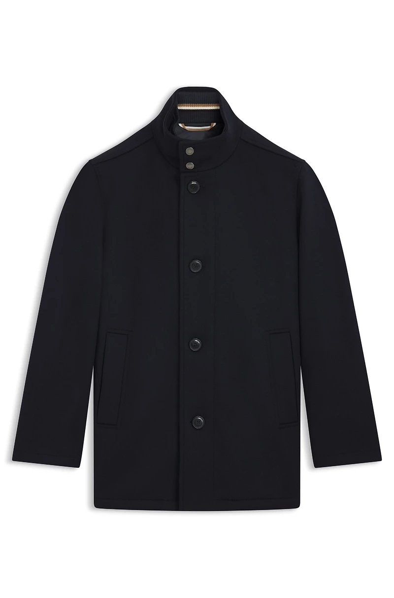 Wool-cashmere coat a relaxed fit