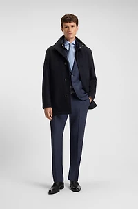 Wool-cashmere coat a relaxed fit