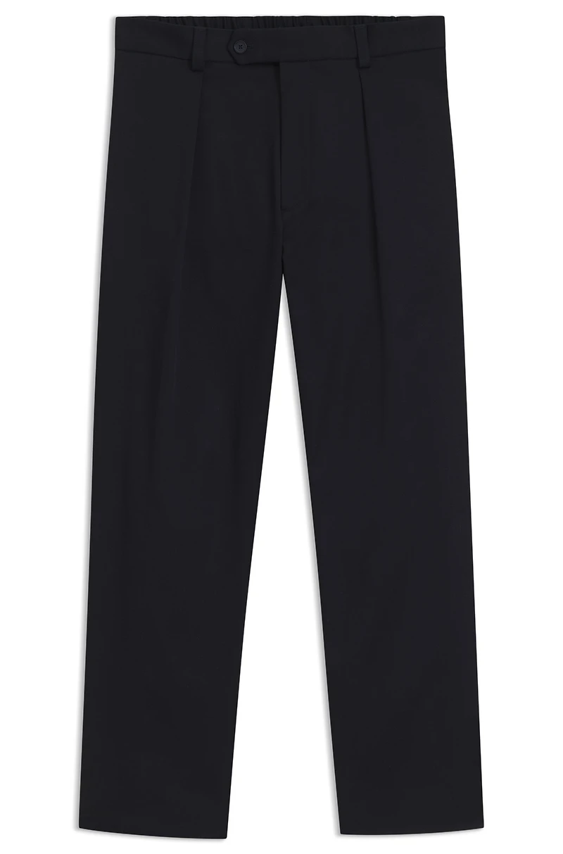 BECKHAM x BOSS trousers stretch cotton