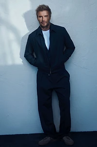 BECKHAM x BOSS trousers stretch cotton