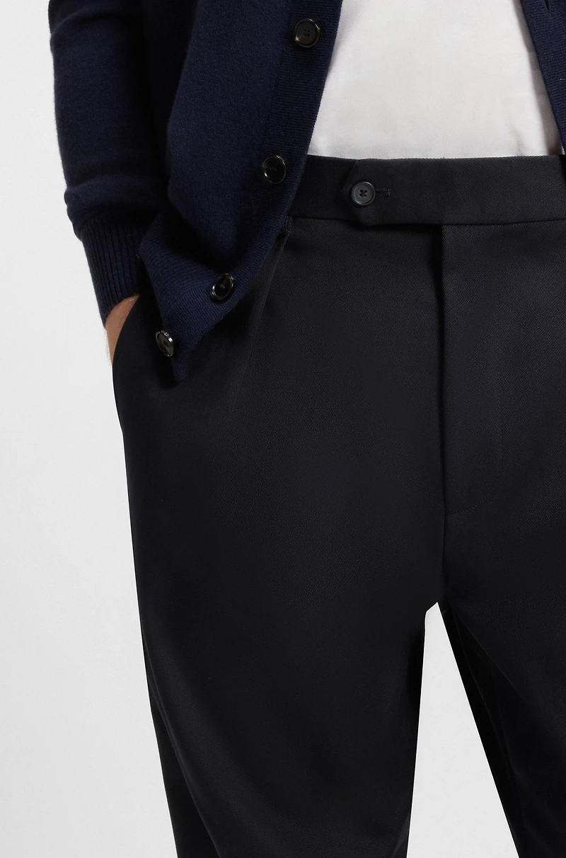 BECKHAM x BOSS trousers stretch cotton