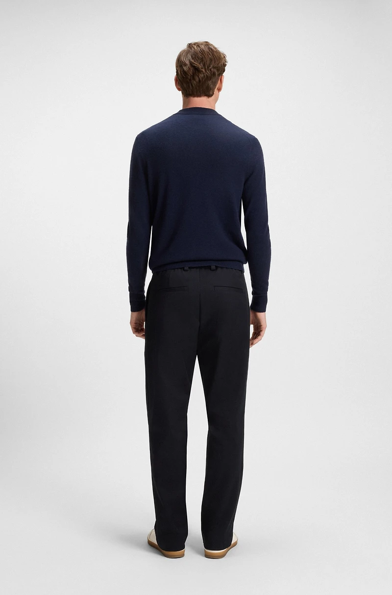 BECKHAM x BOSS trousers stretch cotton