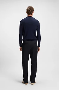 BECKHAM x BOSS trousers stretch cotton