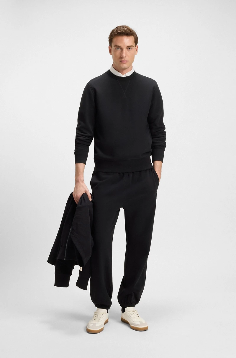 BECKHAM x BOSS sweatshirt mercerised cotton terry